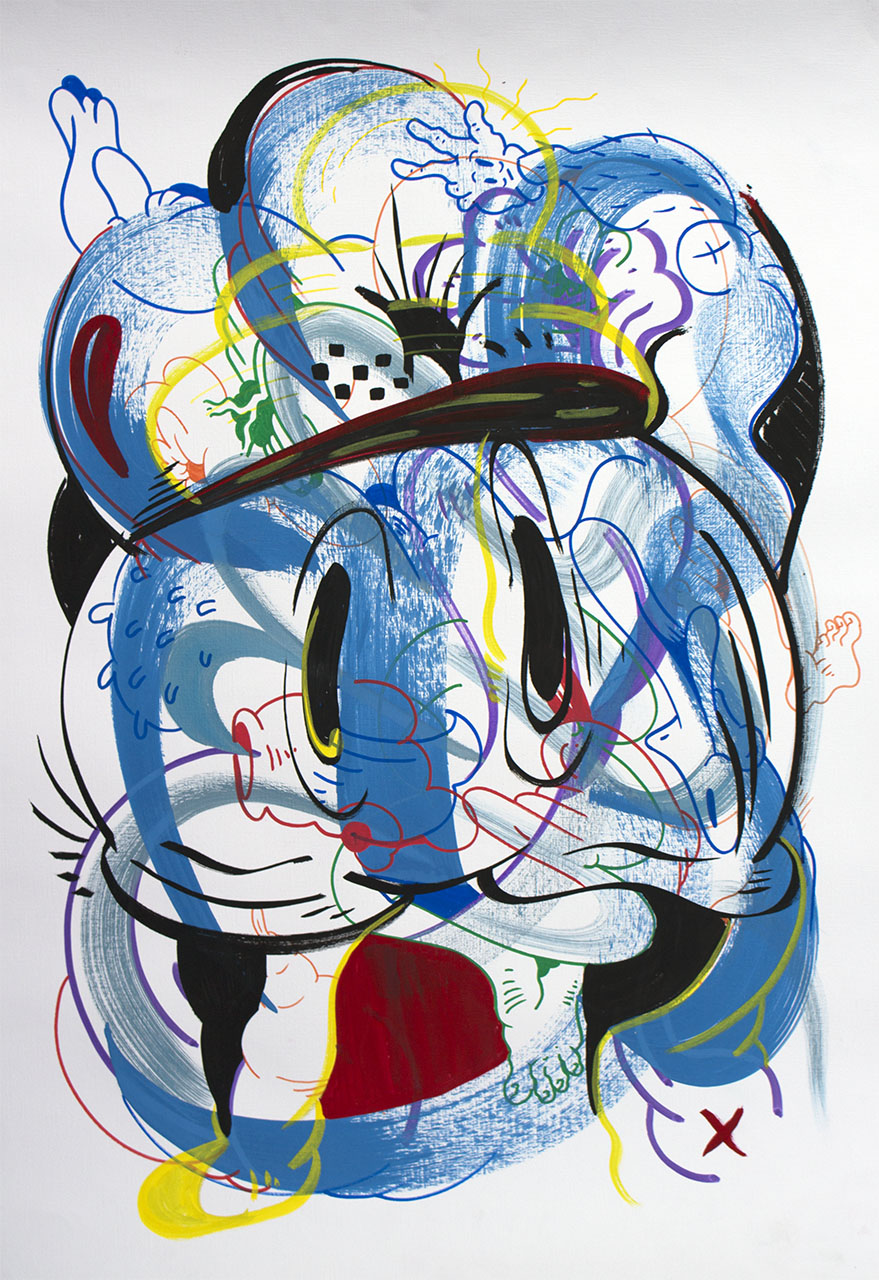 Gabriel Tiongson Drawing XL 6 84 x 59 cm acrylic on paper2019©