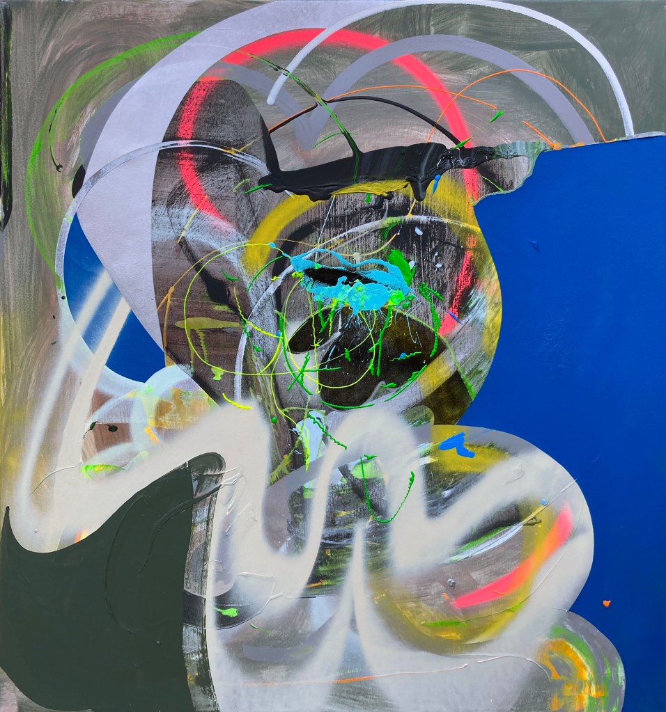 Gabriel Tiongson, Focus, 26x30 in, mixed media on canvas, 2026