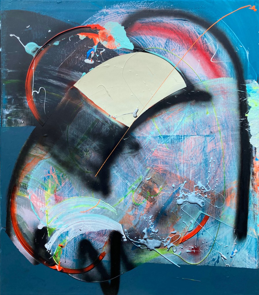 Gabriel Tiongson, Lady Bug, 19.6x23.6 in, mixed media on canvas, 2026