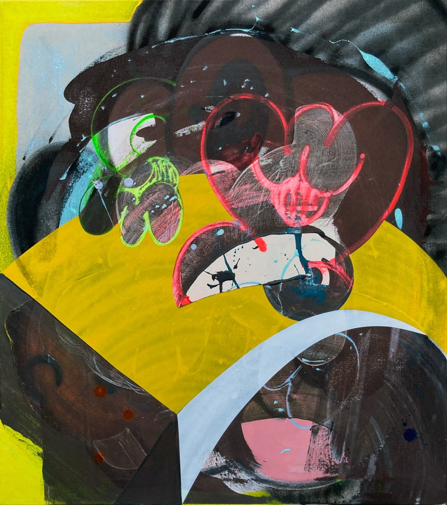 Gabriel Tiongson, Raw, 26x30 in, mixed media on canvas, 2026