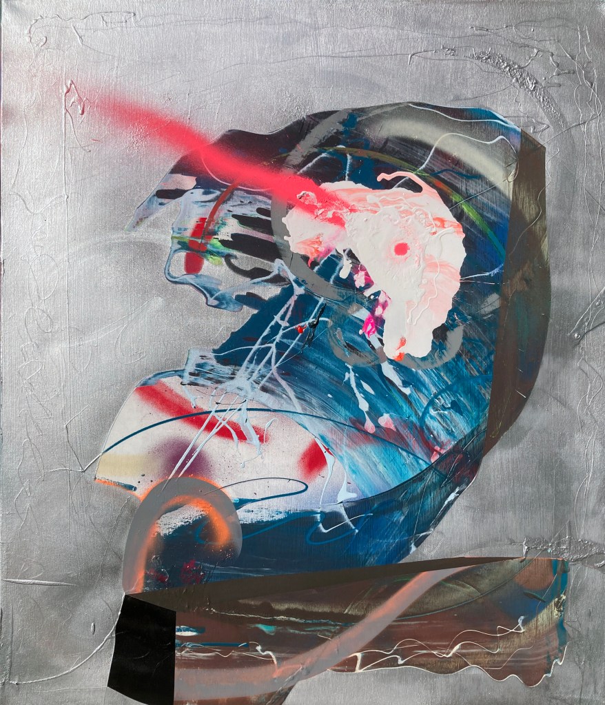 Gabriel Tiongson, Two, 26x30 in, mixed media on canvas, 2026